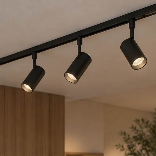 Track lighting: illustrative architectural application