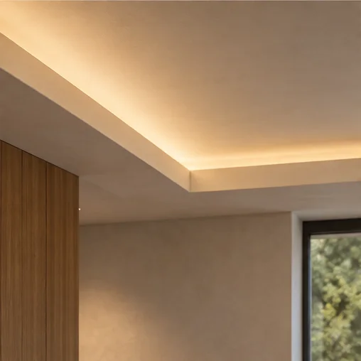 Strip lighting: illustrative architectural application